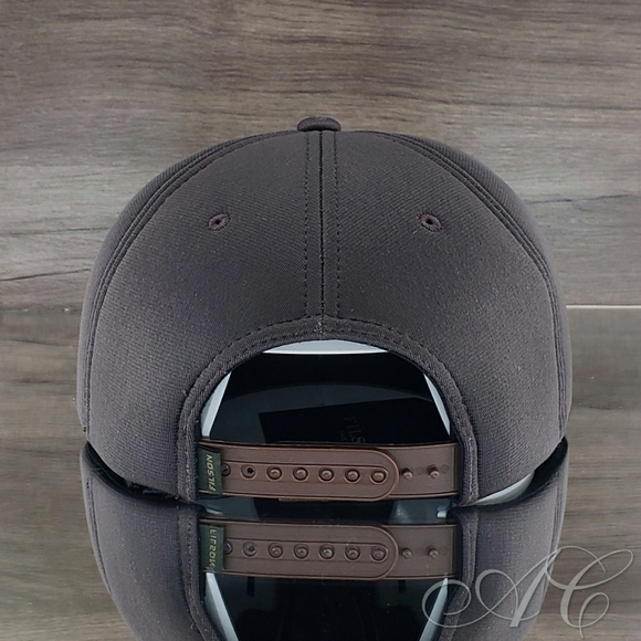 Filson Hat Baseball Cap Snap Back Dark Brown/Fishing Weather Harvester Insulated - Picture 4 of 5